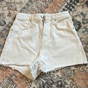 White Denim Zara Shorts
